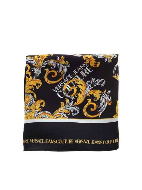 versace jeans scarf|vintage Versace scarf.